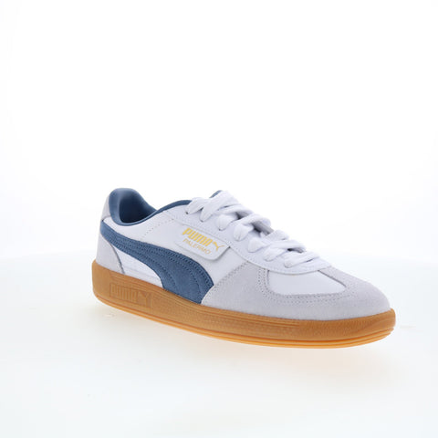 Puma Palermo Leather 39646424 Mens White Leather Lifestyle Sneakers Shoes