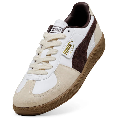 Puma Palermo Leather 39646428 Mens White Leather Lifestyle Sneakers Shoes