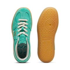 Puma Palermo Vintage 39684105 Mens Green Suede Lifestyle Sneakers