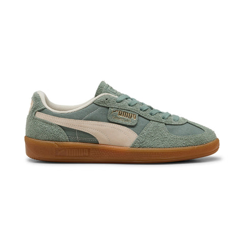 Puma Palermo Vintage 39684112 Mens Green Suede Lifestyle Sneakers Shoes