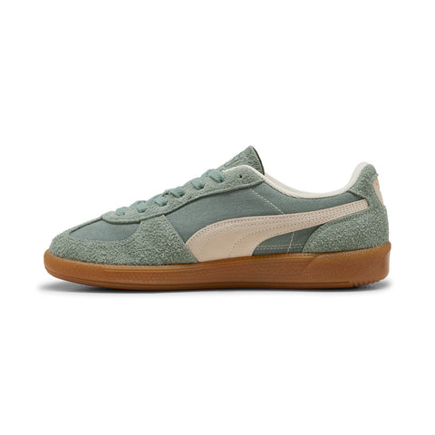 Puma Palermo Vintage 39684112 Mens Green Suede Lifestyle Sneakers Shoes