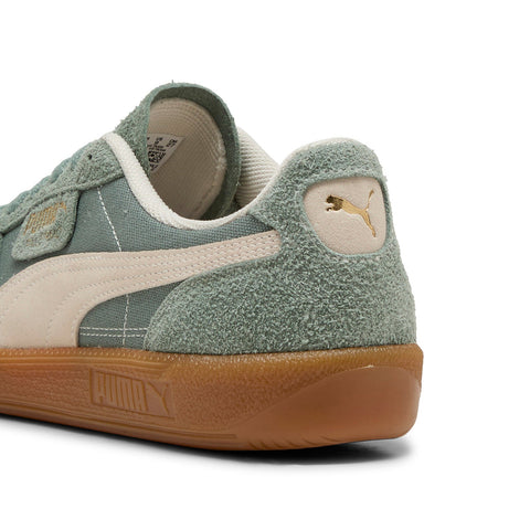 Puma Palermo Vintage 39684112 Mens Green Suede Lifestyle Sneakers Shoes