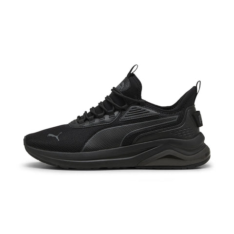 Puma Amplifier 39686707 Mens Black Mesh Lace Up Lifestyle Sneakers Shoes