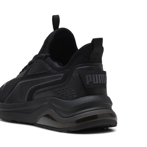 Puma Amplifier 39686707 Mens Black Mesh Lace Up Lifestyle Sneakers Shoes