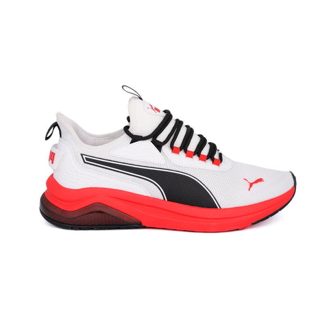 Puma Amplifier 39686711 Mens White Mesh Lace Up Lifestyle Sneakers Shoes