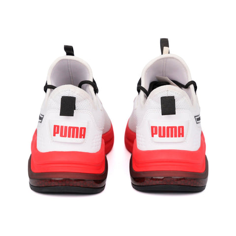 Puma Amplifier 39686711 Mens White Mesh Lace Up Lifestyle Sneakers Shoes