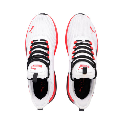 Puma Amplifier 39686711 Mens White Mesh Lace Up Lifestyle Sneakers Shoes