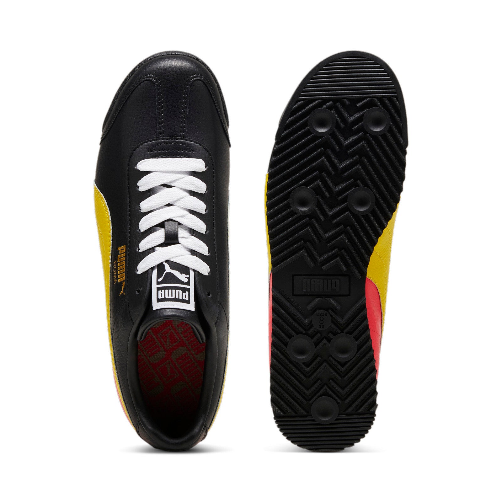 Puma Roma 24 Standard 39686808 Mens Black Leather Lifestyle 