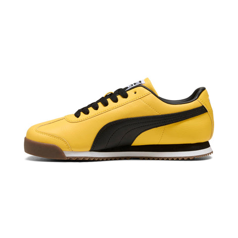 Puma Roma 24 Standard 39686813 Mens Yellow Lifestyle Sneakers Shoes