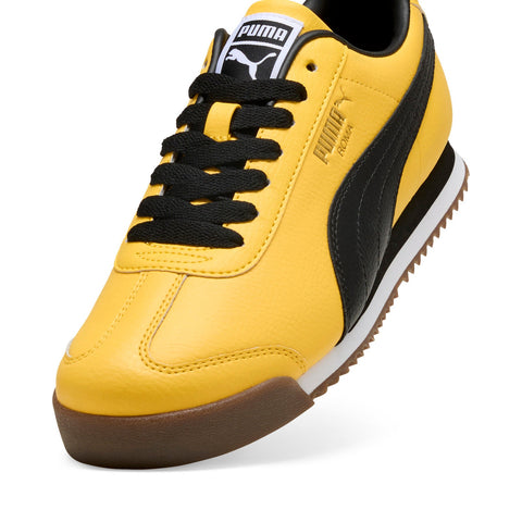 Puma Roma 24 Standard 39686813 Mens Yellow Lifestyle Sneakers Shoes