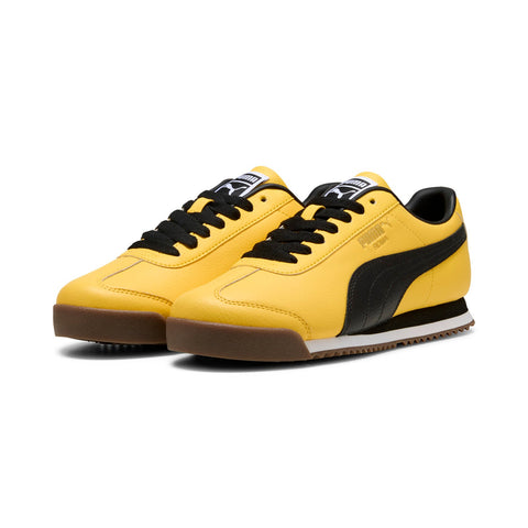 Puma Roma 24 Standard 39686813 Mens Yellow Lifestyle Sneakers Shoes