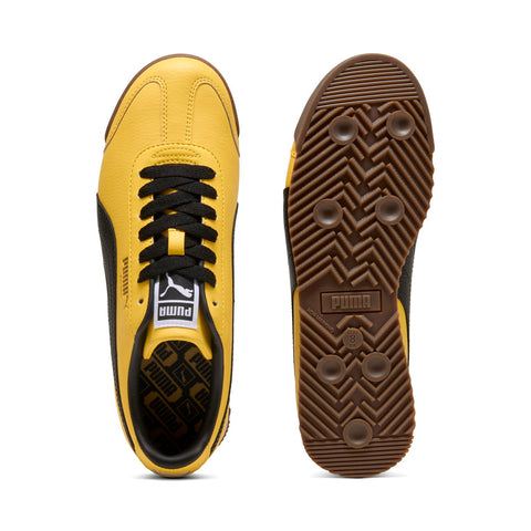 Puma Roma 24 Standard 39686813 Mens Yellow Lifestyle Sneakers Shoes