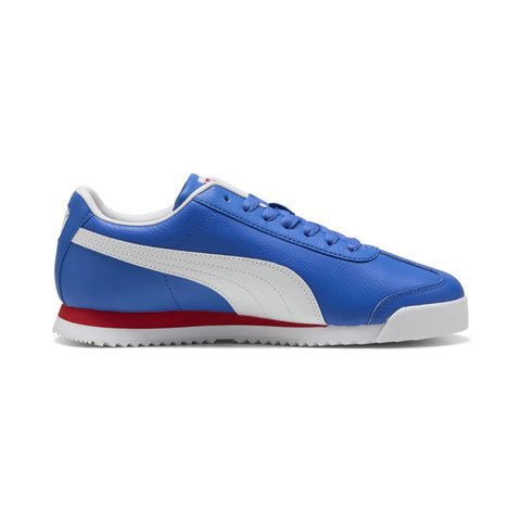 Puma Roma 24 Standard 39686816 Mens Blue Leather Lifestyle Sneakers Shoes