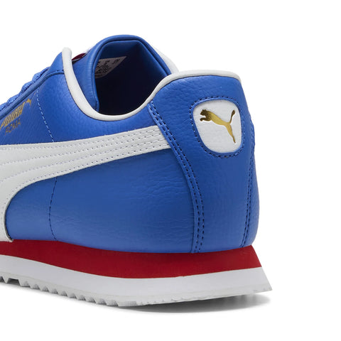 Puma Roma 24 Standard 39686816 Mens Blue Leather Lifestyle Sneakers Shoes
