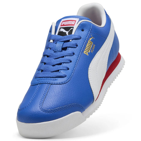 Puma Roma 24 Standard 39686816 Mens Blue Leather Lifestyle Sneakers Shoes