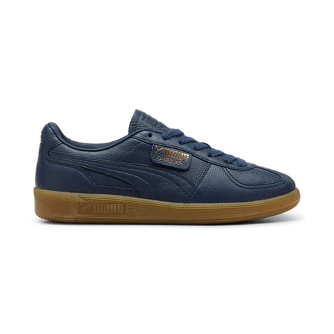 Puma Palermo Premium 39724602 Mens Blue Leather Lifestyle Sneakers Shoes