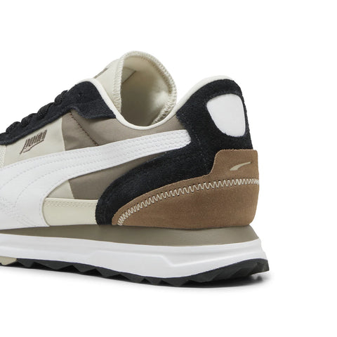 Puma Road Rider SD 39737718 Mens Beige Suede Lifestyle Sneakers Shoes