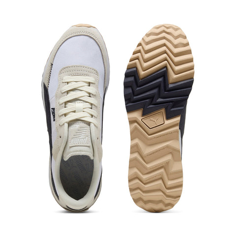 Puma Road Rider SD 39737735 Mens White Suede Lifestyle Sneakers Shoes