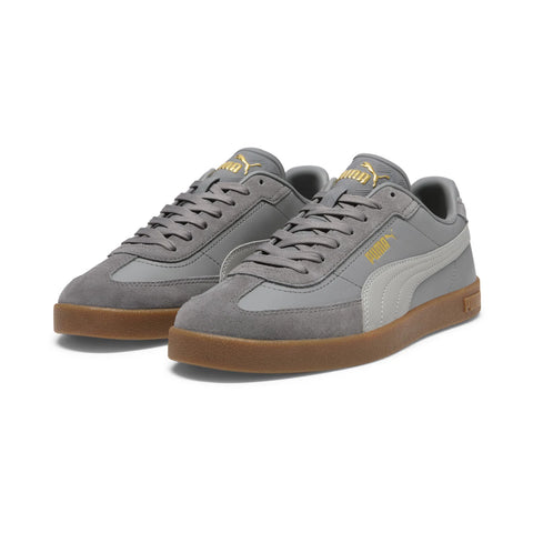Puma Club II Era 39744712 Mens Gray Leather Lifestyle Sneakers Shoes