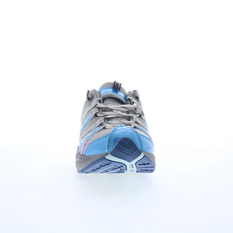 Dr. Comfort Refresh 3976 Womens Gray Mesh Lace Up Athletic Walking Shoes
