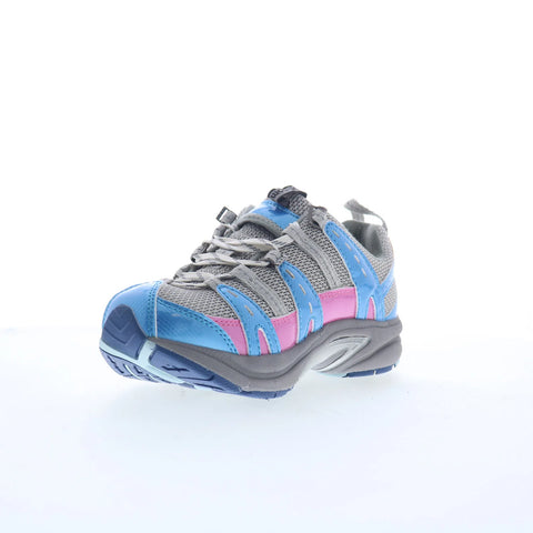 Dr. Comfort Refresh 3976 Womens Gray Mesh Lace Up Athletic Walking Shoes