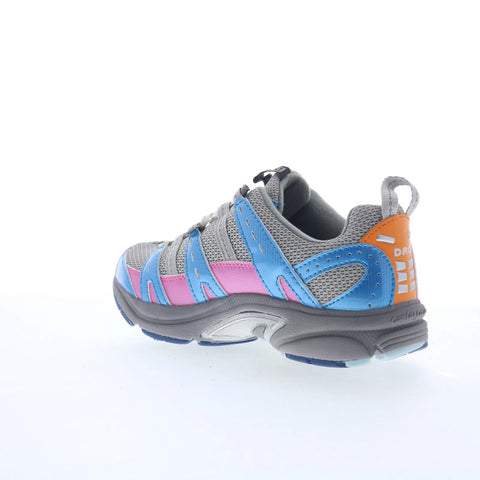 Dr. Comfort Refresh 3976 Womens Gray Mesh Lace Up Athletic Walking Shoes