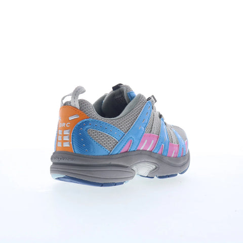 Dr. Comfort Refresh 3976 Womens Gray Mesh Lace Up Athletic Walking Shoes