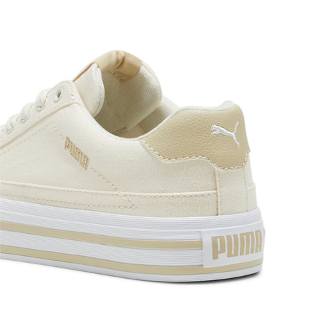 Puma Court Classic Vulc 39763408 Womens Beige Lifestyle Sneakers Shoes