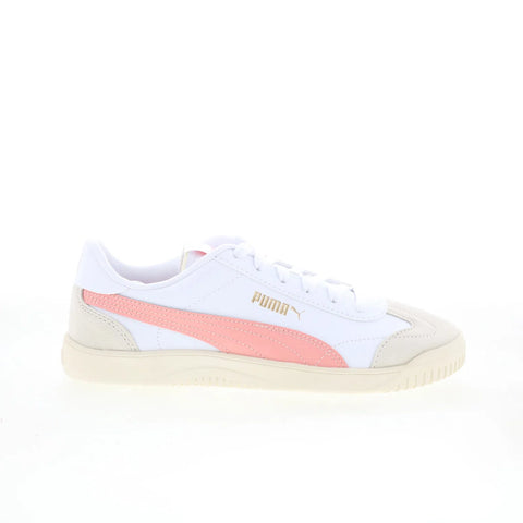 Puma Club 5V5 SD 39763617 Womens White Leather Lifestyle Sneakers Shoes