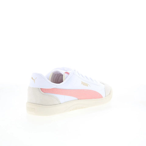 Puma Club 5V5 SD 39763617 Womens White Leather Lifestyle Sneakers Shoes