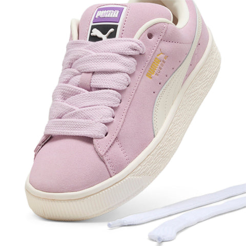 Puma Suede Xl 39764808 Womens Pink Suede Lace Up Lifestyle Sneakers Shoes