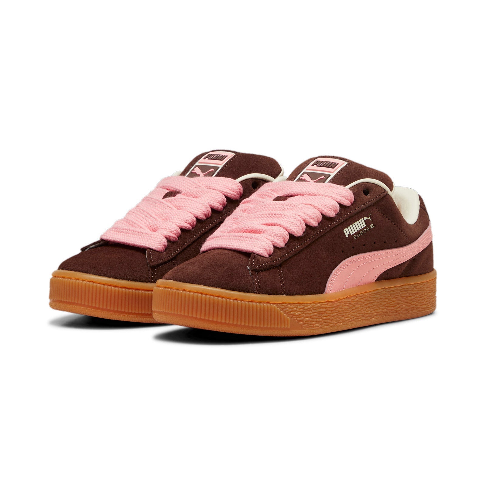 Puma Suede Xl 39764814 Womens Brown Suede Lace Up Lifestyle