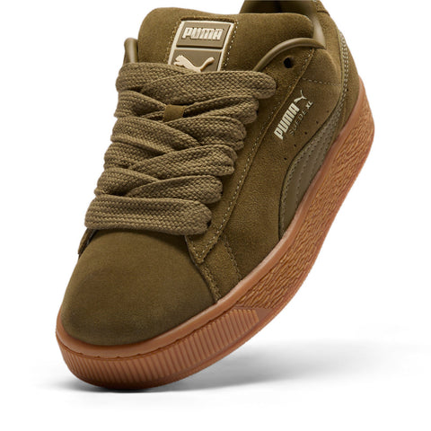 Puma Suede XL 39764816 Womens Brown Suede Lace Up Lifestyle Sneakers Shoes