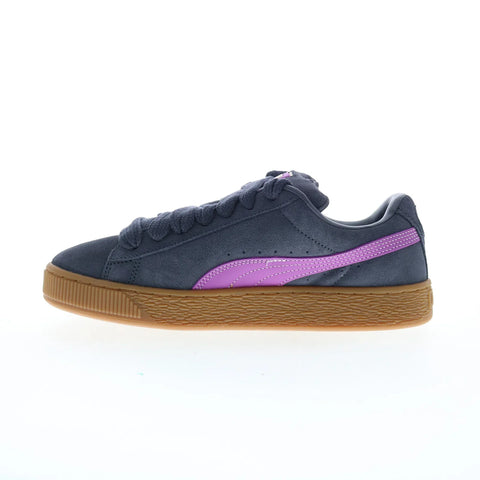 Puma Suede XL 39764857 Womens Gray Suede Lace Up Lifestyle Sneakers Shoes