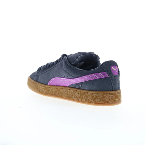 Puma Suede XL 39764857 Womens Gray Suede Lace Up Lifestyle Sneakers Shoes