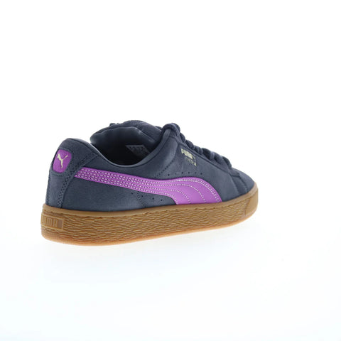 Puma Suede XL 39764857 Womens Gray Suede Lace Up Lifestyle Sneakers Shoes