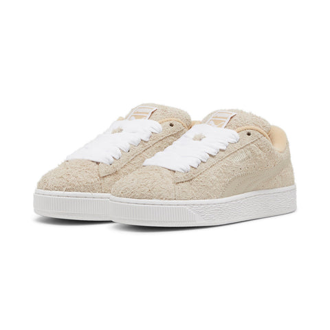 Puma Suede XL Hairy 39830901 Womens Beige Suede Lifestyle Sneakers Shoes