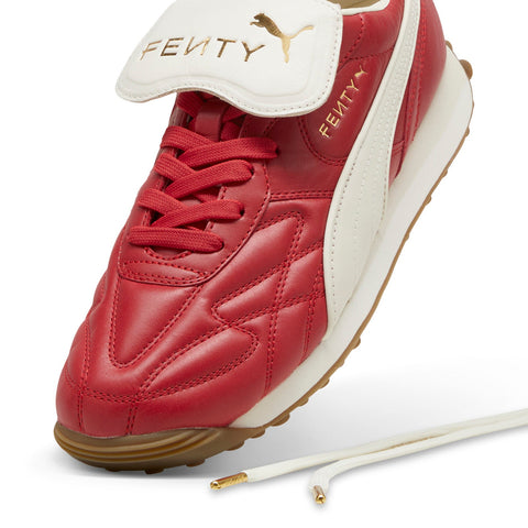 Puma Avanti L Fenty 39835203 Mens Red Leather Lifestyle Sneakers Shoes