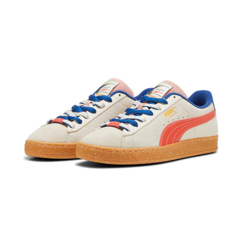 Puma Suede Podium 39839901 Mens Beige Suede Lifestyle Sneakers Shoes