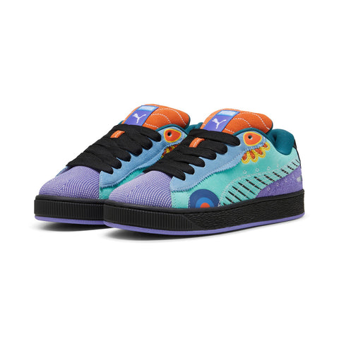 Puma XL Dia De Los Muertos 39840901 Mens Purple Lifestyle Sneakers Shoes