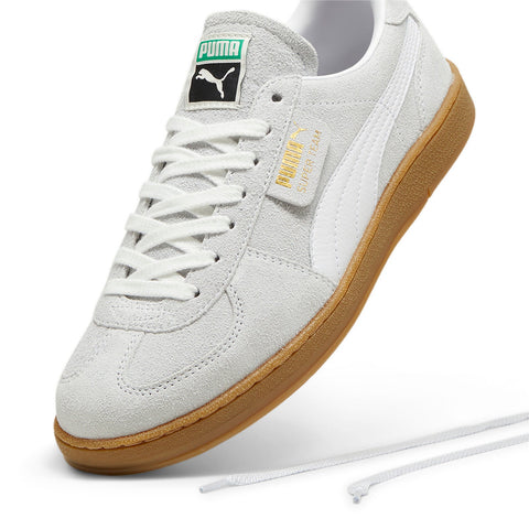 Puma Super Team SD 39852802 Mens Gray Suede Lifestyle Sneakers Shoes