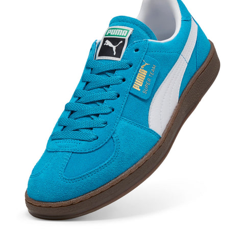 Puma Super Team SD 39852805 Mens Blue Suede Lifestyle Sneakers Shoes