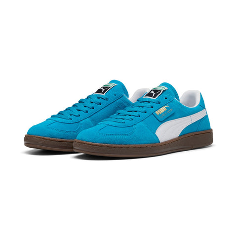 Puma Super Team SD 39852805 Mens Blue Suede Lifestyle Sneakers Shoes
