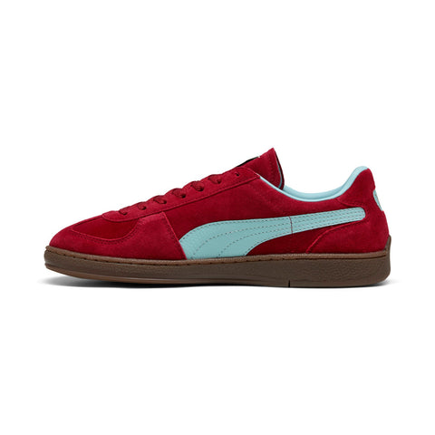 Puma Super Team SD 39852808 Mens Red Suede Lifestyle Sneakers Shoes