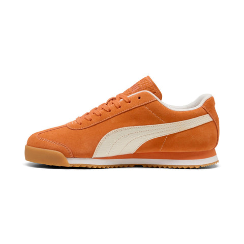Puma Roma Suede 39863509 Mens Orange Suede Lifestyle Sneakers Shoes