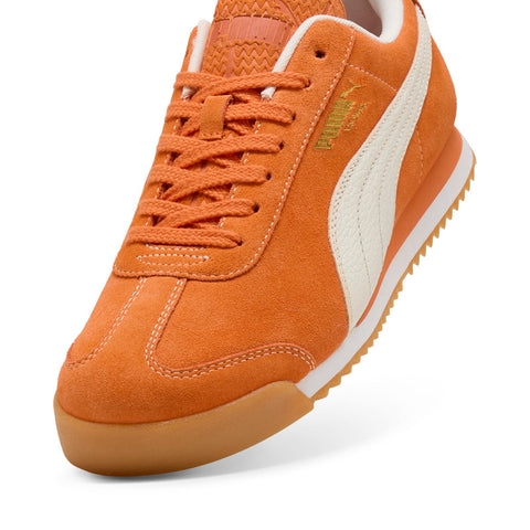 Puma Roma Suede 39863509 Mens Orange Suede Lifestyle Sneakers Shoes