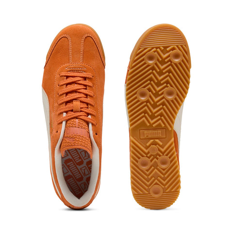 Puma Roma Suede 39863509 Mens Orange Suede Lifestyle Sneakers Shoes