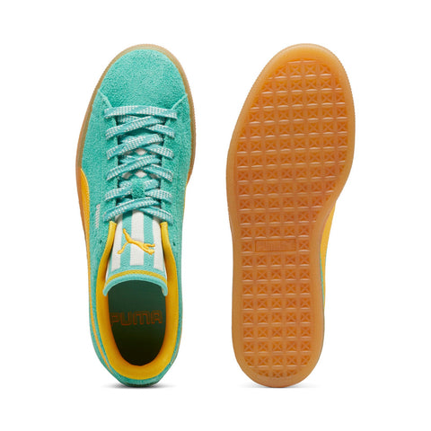 Puma Suede Supertifo 39881001 Mens Green Suede Lifestyle Sneakers Shoes