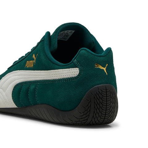 Puma Speedcat OG 39884612 Mens Green Suede Lace Up Lifestyle Sneakers Shoes