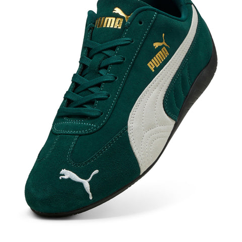 Puma Speedcat OG 39884612 Mens Green Suede Lace Up Lifestyle Sneakers Shoes